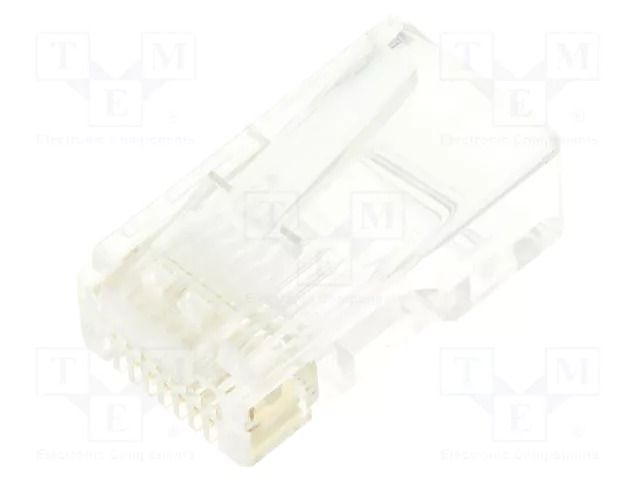 Connector: RJ45; plug; PIN: 8; Cat: 5e; unshielded,pass through HSM C0020-88RANJ40R