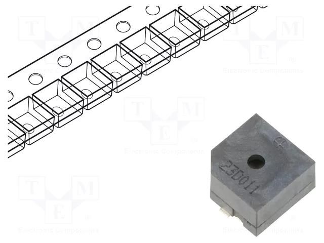 Sound transducer: electromagnetic signaller; 2.4kHz; 40mA; 5V Cre-sound Electronics LET1375HS-05