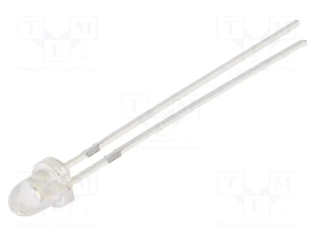 LED; UV; 15°; 20mA; P: 114mW; λd: 370÷380nm; 3÷3.8VDC; THT OPTOSUPPLY OSV2YL3211A