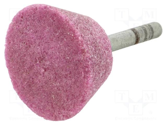 Grindingstone; Ø: 40mm; Ø: 6mm; aluminium oxide; Mounting: rod 6mm PG PROFESSIONAL PG-MM.008