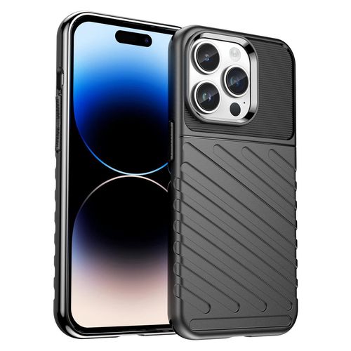 Thunder Case iPhone 14 Pro Max armored case black, Hurtel 9145576267349