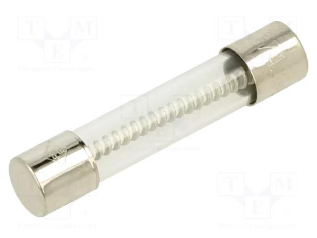 Fuse: fuse; 7A; 250VAC; time-lag; glass; 6.3x32mm; TSA; brass OPTIFUSE TSA-7A