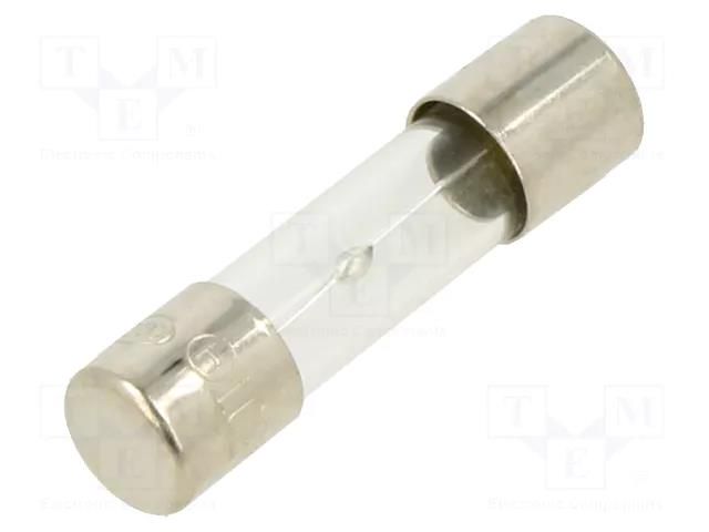 Fuse: fuse; 8A; 250VAC; time-lag; glass; 5x20mm; brass; bulk OPTIFUSE TSD-8A