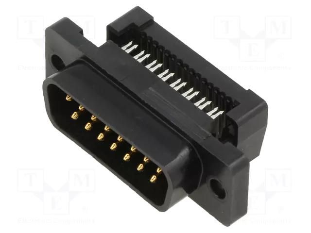 connector 15 POS HDF PLUG, AP, LEAD FREE TE Connectivity 1658615-3