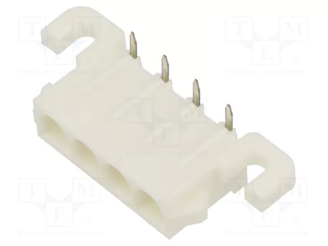 Connector: wire-board; socket; female; PIN: 4; angled 90°; 600V; 12A TE Connectivity 643230-1