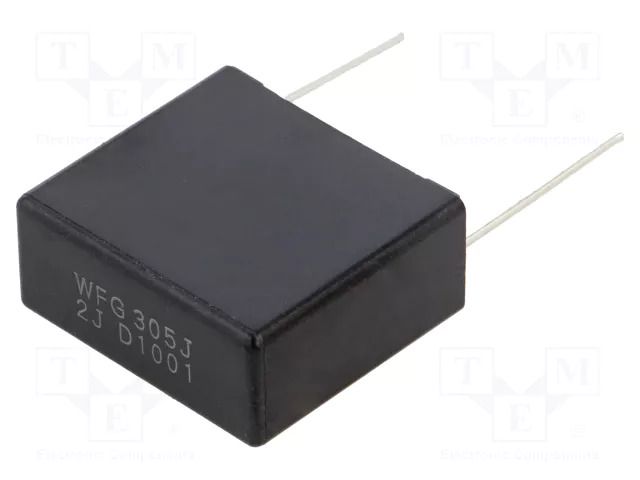 Capacitor: polypropylene; ECWFG; 3uF; 630VDC; 31.5x28.5x13.5mm PANASONIC ECWFG2J305J