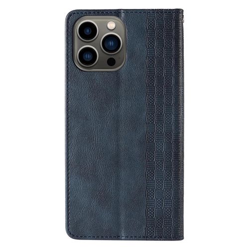 Magnet Strap Case Case for iPhone 14 Pro Max Flip Wallet Mini Lanyard Stand Blue, Hurtel 5907769311024 5907769311024