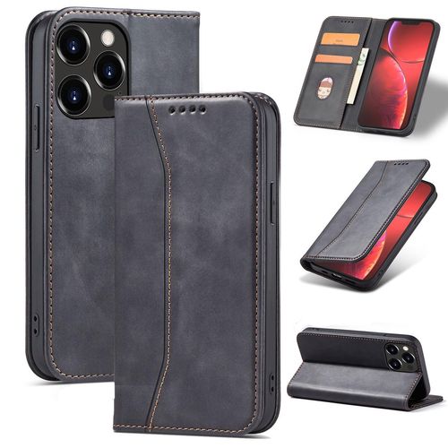 Magnet Fancy Case case for iPhone 14 flip cover wallet stand black, Hurtel 5907769347832 5907769347832