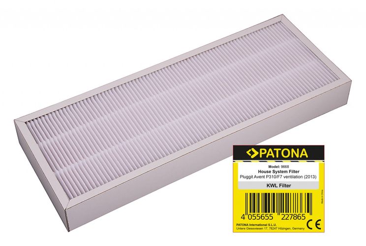 PATONA Filter for ventilation unit Pluggit Avent P310 F7 Gert from 2013, PATONA 9668 4055655227865