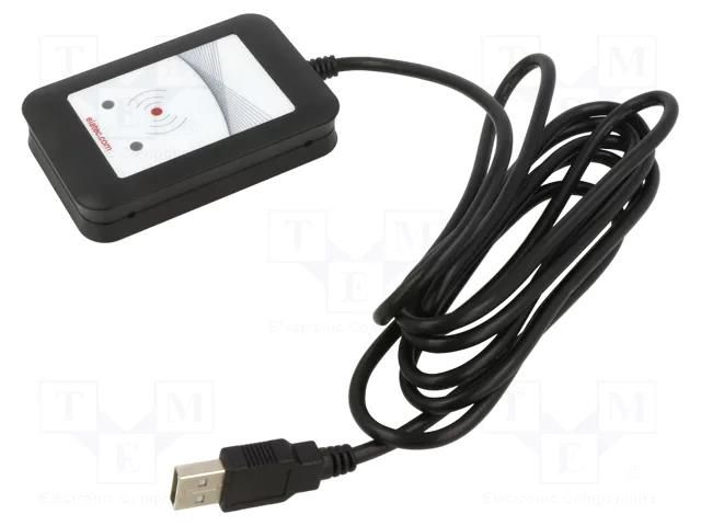 RFID reader; 4.3÷5.5V; USB; antenna; Range: 100mm; 88x56x18.5mm ELATEC T4BT-BB2BEL7-XBP