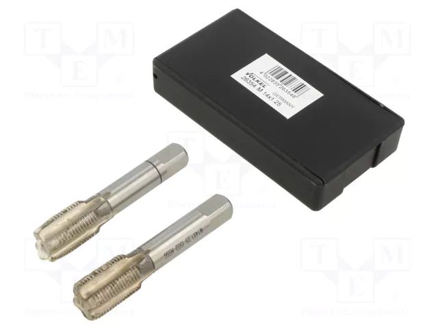 Tap; M14; 1.25; L: 70mm; Holder: hand; 9mm; Thread: fine thread; 2pcs. VÖLKEL VOLKEL-26354