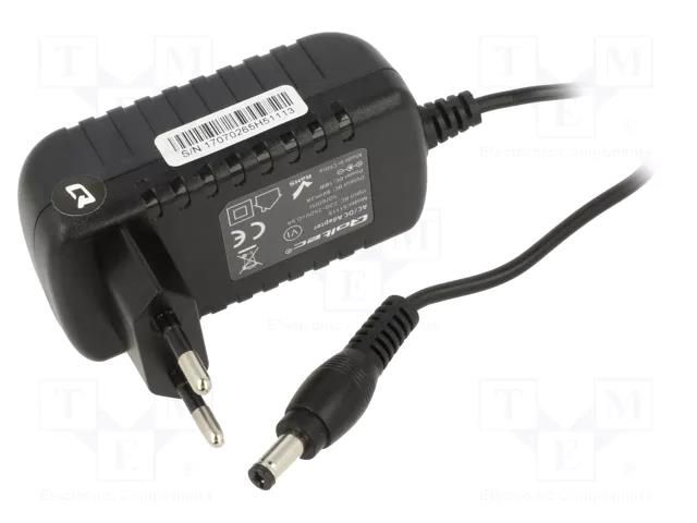 Power supply: switching; mains,plug-in; 9VDC; 2A; 18W; Out: 5,5/2,1 QOLTEC ZSI-51113