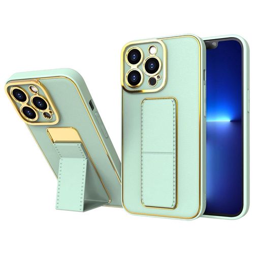 New Kickstand Case for iPhone 13 Pro with stand green, Hurtel 5907769346453