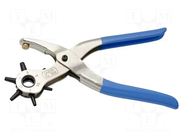 Pliers; for making holes in leather, fabrics and plastics UNIOR UNIOR-601557