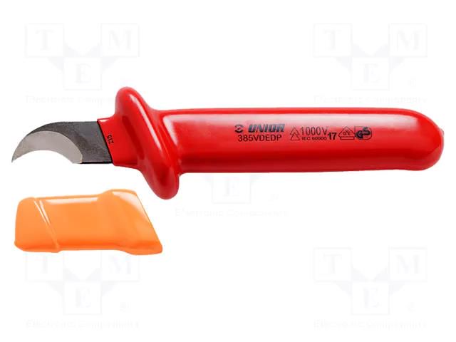 Knife; for electricians; 180mm; insulated UNIOR UNIOR-615494