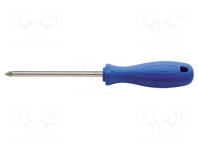 Screwdriver; Pozidriv®; PZ1; 625NI; Blade length: 80mm UNIOR UNIOR-616433