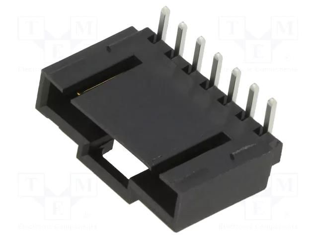 Connector: wire-board; socket; male; PIN: 7; SL; angled 90°; THT MOLEX MX-70553-0006