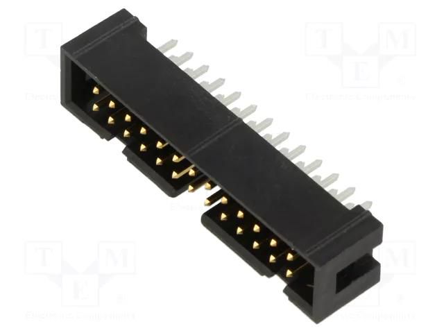 connector IDC LOW PRO HDR 26P VERT HT BLACK TE Connectivity 1761681-9