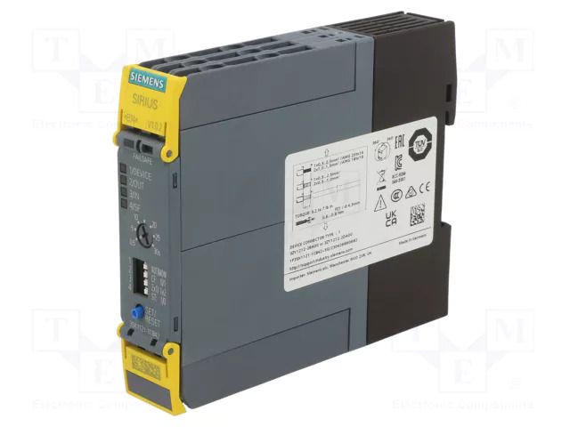Module: safety relay; 24VDC; for DIN rail mounting; 3SK1; IP20 SIEMENS 3SK1121-1CB42
