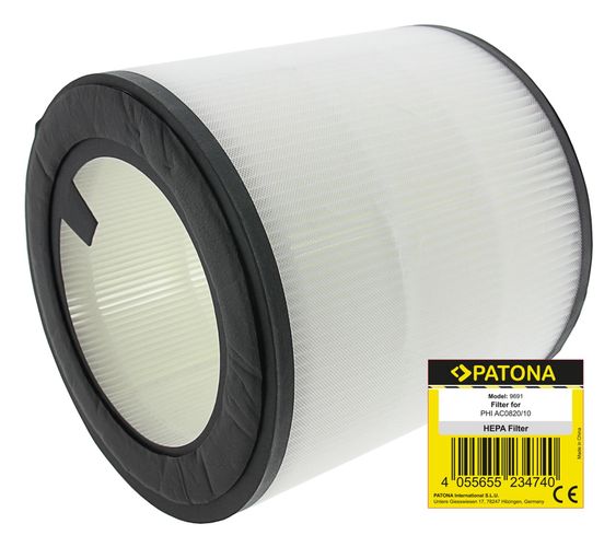 PATONA HEPA Filter AC0820/10 AB0820/30 f. Philips Air Purifier 800 Series, PATONA 9691 4055655234740