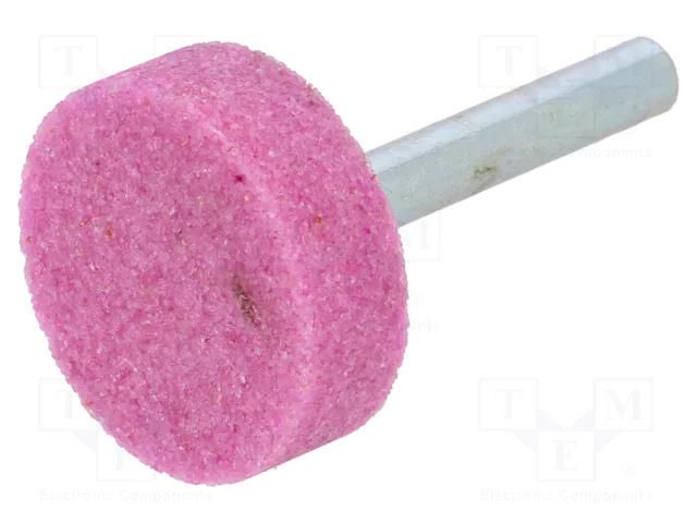 Grindingstone; Ø: 30mm; Ø: 6mm; aluminium oxide; Mounting: rod 6mm PG PROFESSIONAL PG-MD.009