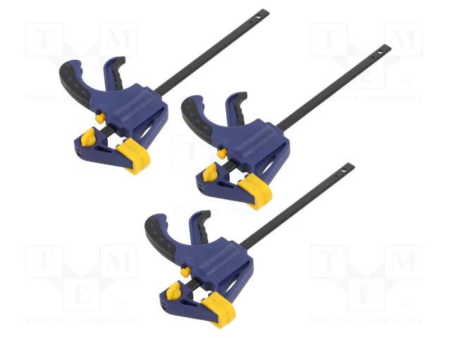 Kit: clips; Features: simple and quick clip release; max.100mm RAPID RAP-5001479