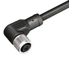 CBL ASSY, 3P R/A M12 RCPT-FREE END/32.8  CBF12-R43N0-10BPVC