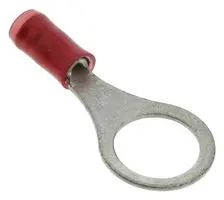 TERMINAL, RING TONGUE, 3/8IN, CRIMP, RED 320573.