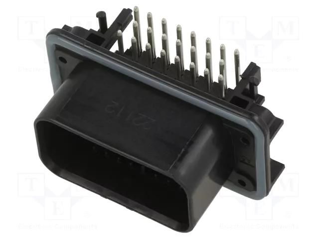 connector 23 POS AMPSEAL HDR SNAP IN W/G TE Connectivity 1-776087-1