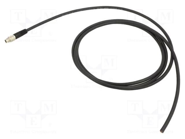 Cable: for sensors/automation; PIN: 8; shielded,with leads; 2m BINDER 79-1425-12-08
