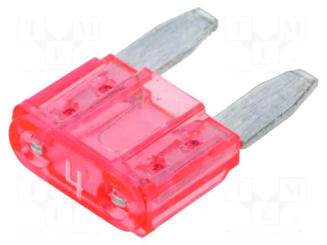 Fuse: fuse; 4A; 32VDC; automotive; 11mm; Mini; MINI OPTIFUSE APM-4A