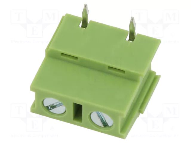 Connector: PCB terminal block; terminal; 15A; 300V; straight; 1x2 XINYA XY128RB-2P-7.5-GN