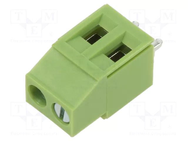 Connector: PCB terminal block; terminal; 20A; 300V; angled 90° XINYA XY129VB-2P-5.0-GN