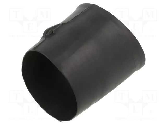 Heat shrink boot; glueless,angular; 14mm; black; polyolefine TE Connectivity 222K132-3-0
