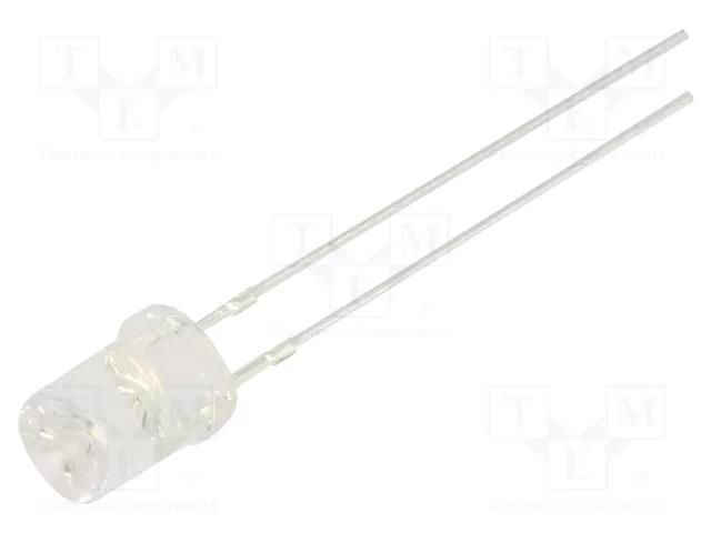 LED; red; 5mm; 500÷750mcd; 120°; Front: recessed; 2.1÷2.6VDC; 78mW OPTOSUPPLY OSR5PA53C1A