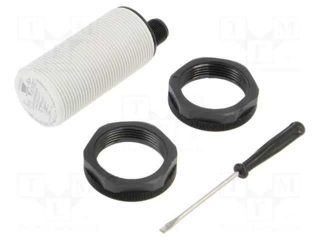 Sensor: capacitive; Range: 0÷16mm; OUT: NPN / NO + NC; Housing: M30 CARLO GAVAZZI CA30CAF16NAM1