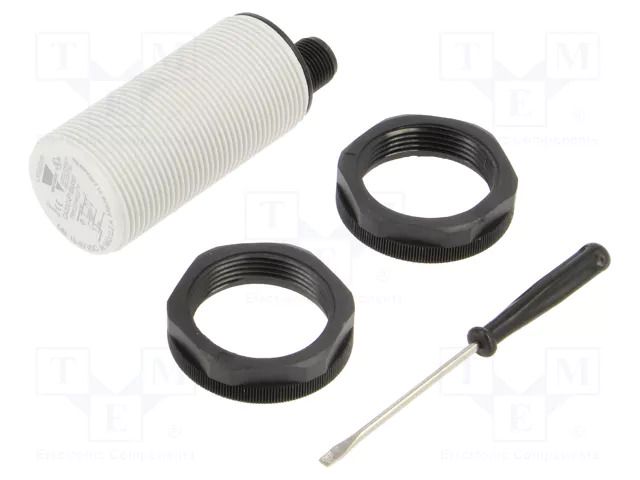 Sensor: capacitive; Range: 0÷16mm; OUT: NPN / NO + NC; Housing: M30 CARLO GAVAZZI CA30CAF16NAM1