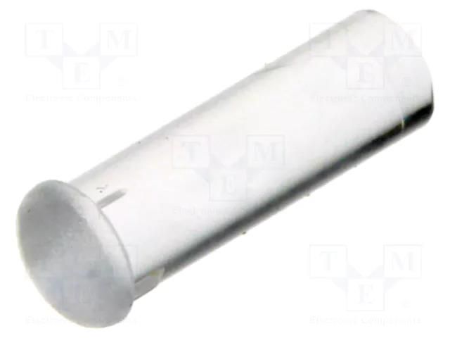 Fiber for LED; Ø3mm; L: 8.9mm; round; Front: convex; straight; PLP2 BIVAR PLP2-350