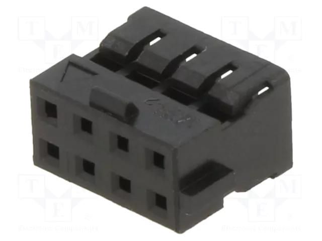 Connector: wire-wire/PCB; plug; female; PIN: 8; Milli-Grid; 2mm; 2x4 MOLEX MX-51110-0856