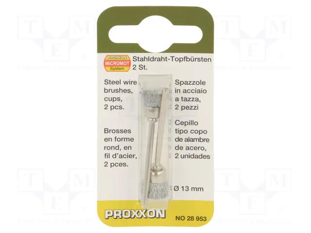 Brush; 13mm; Ø: 2.35mm; 2pcs. PROXXON PR28953