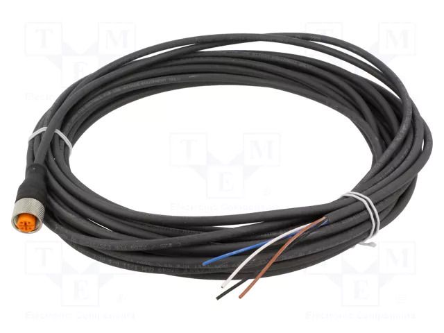 Cable: for sensors/automation; M12; PIN: 4; straight; 10m; plug LUMBERG AUTOMATION RKT4-225/10M