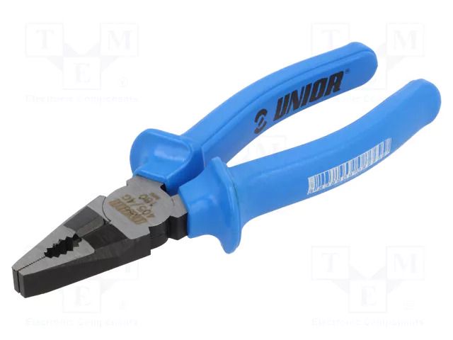 Pliers; insulated,half-rounded nose; 200mm; 508/1VDEDP UNIOR UNIOR-619190