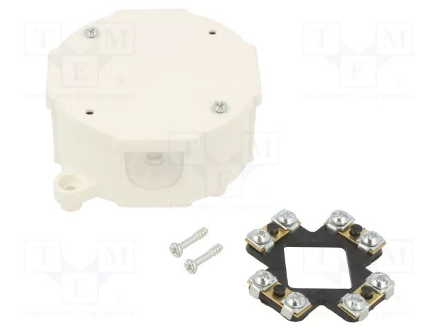 Enclosure: junction box; X: 60mm; Y: 60mm; Z: 30mm; wall mount; white JONEX JX-PHB-WH