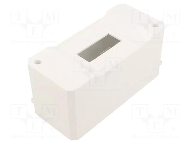 Enclosure: for modular components; IP30; white; No.of mod: 3 JONEX JX-S-3-WH