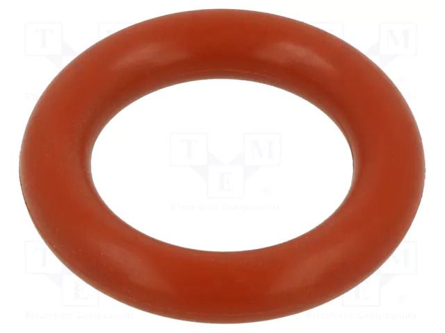O-ring gasket; silicone; Thk: 5mm; Øint: 18mm; red; -60÷160°C ORING USZCZELNIENIA TECHNICZNE O-18X5-SI-RD