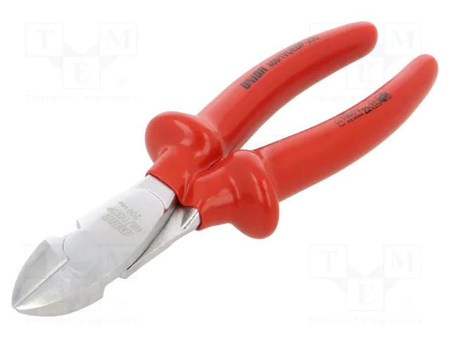 Pliers; side,cutting,insulated; carbon steel; 200mm; 466/1VDEDP UNIOR UNIOR-619196
