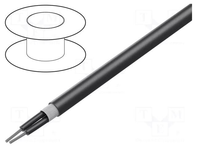 Wire: control cable; ÖLFLEX® ROBUST FD; 2x0.5mm2; black; stranded LAPP OL-RB-FD-2X0.5