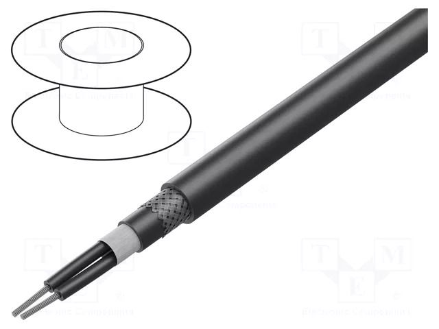 Wire: control cable; ÖLFLEX® ROBUST FD C; 2x0.5mm2; black; 8.3mm LAPP OL-RB-FD-C-2X0.5