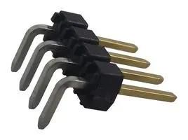 BTB CONN, HEADER, 4POS, 1ROW, 2.54MM 90121-0124