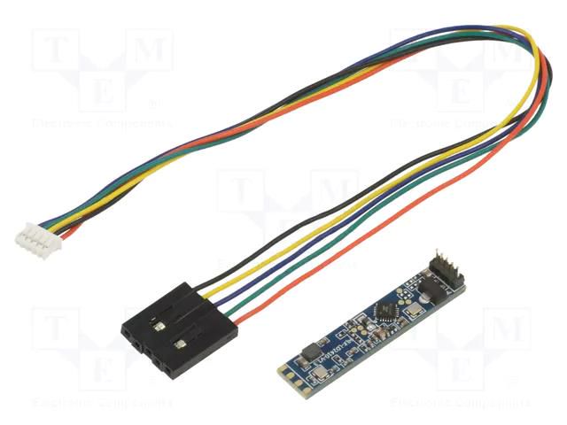 Sensor: human presence; GPIO,UART; 5÷12VDC; Dim: 7x35mm; Range: 6m DFROBOT DF-SEN0557